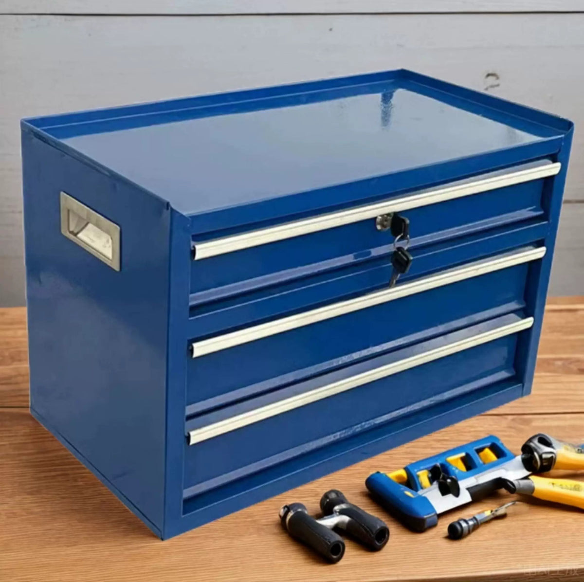 Three Layer Desktop Toolbox File Cabinet Storage Box