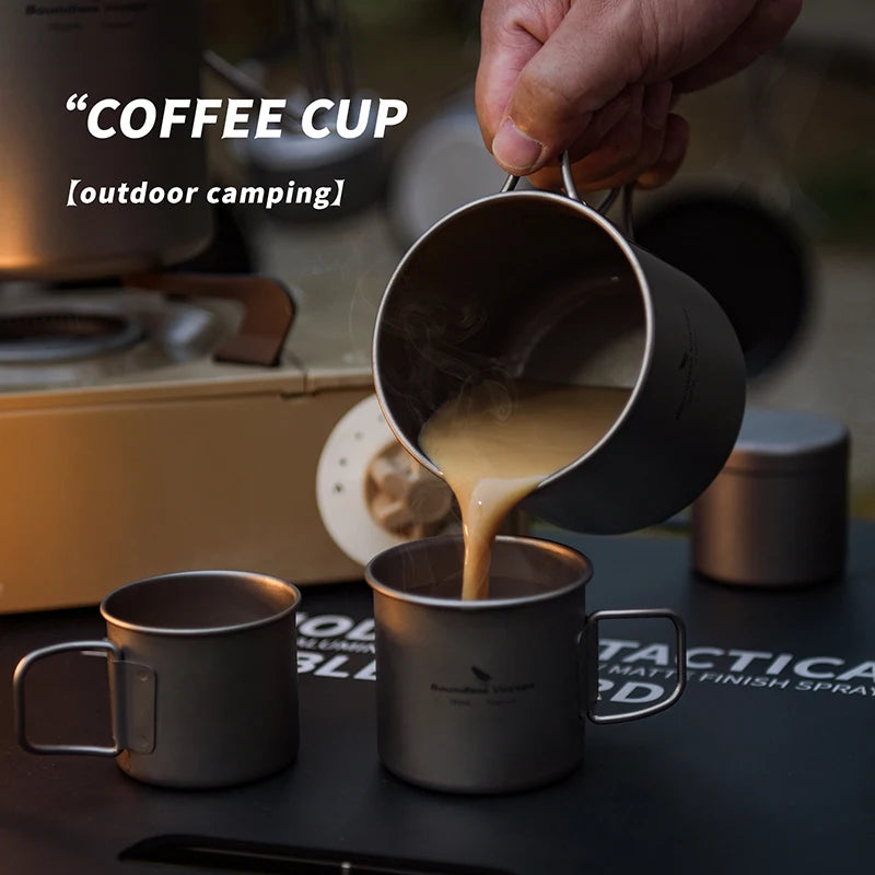Boundless Voyage 5l Titanium Kettle Camping Coffee 500ml