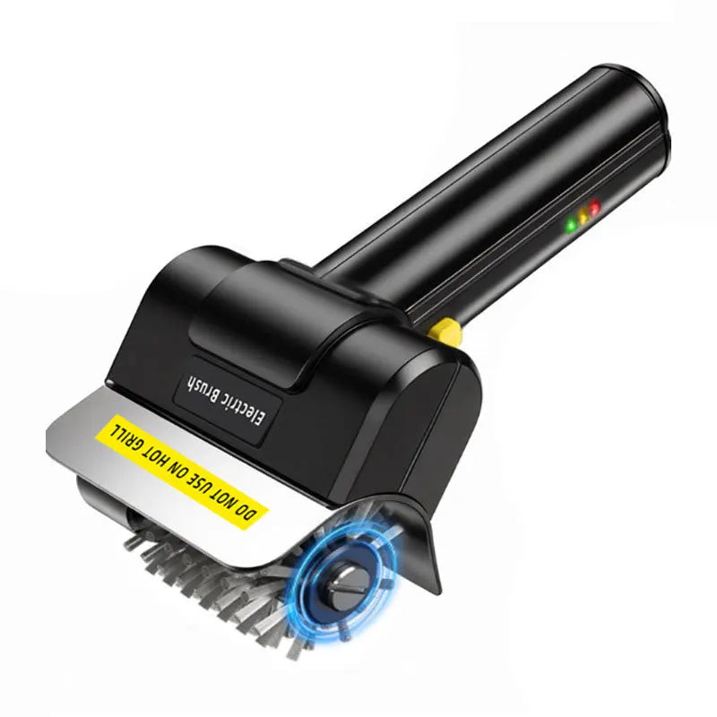 Electric Grill Brush Outdoor Bbq Handheld Grease Rack