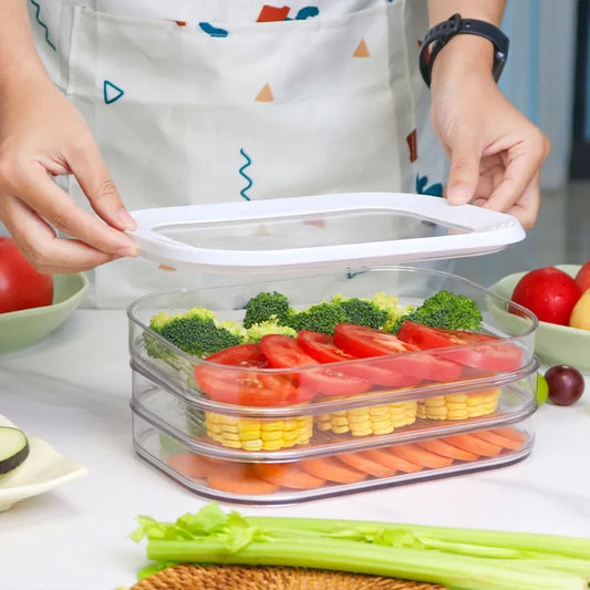 Meal Prep Containers Stackable Food Storage Boxes Lid