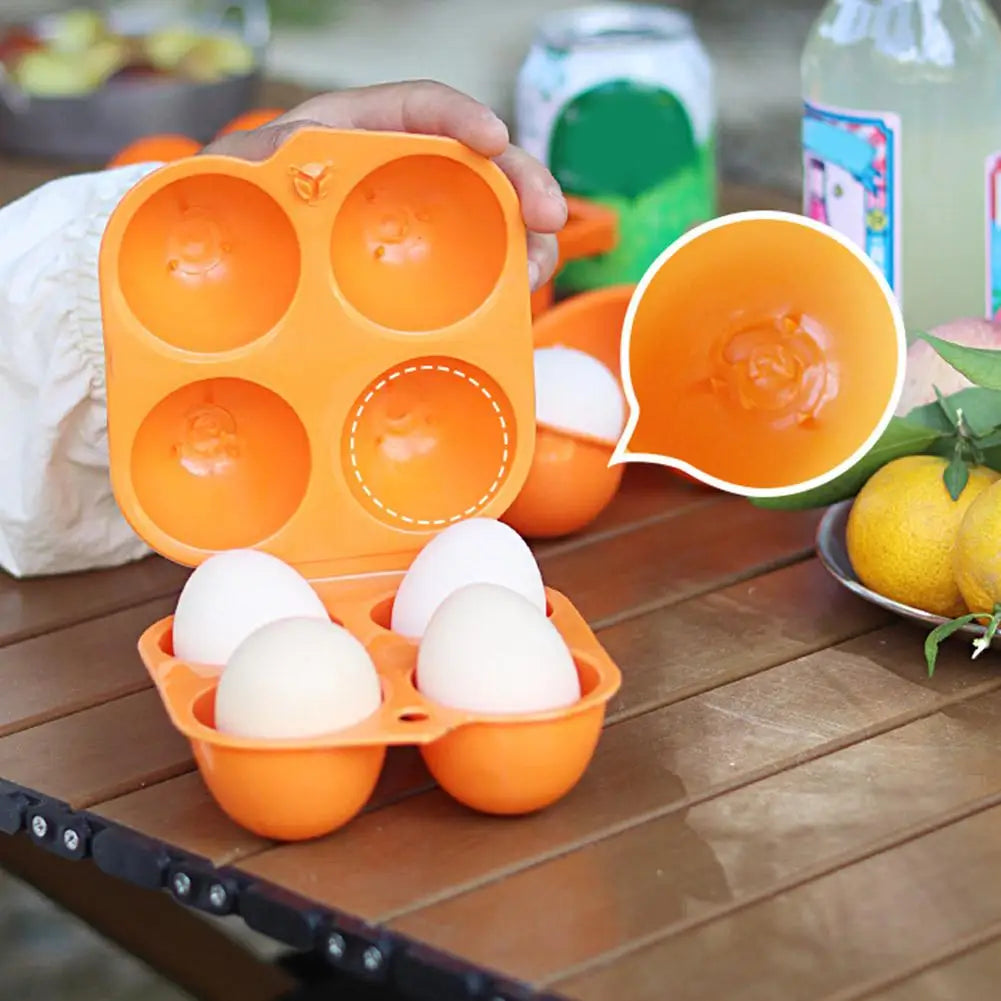 2/4/6 Grids Egg Storage Box Egg Holder Container