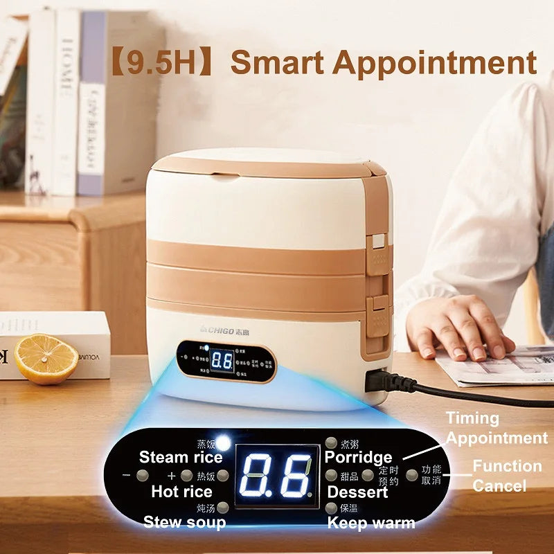 2l Smart Electric Lunch Box Heating Lunch Box