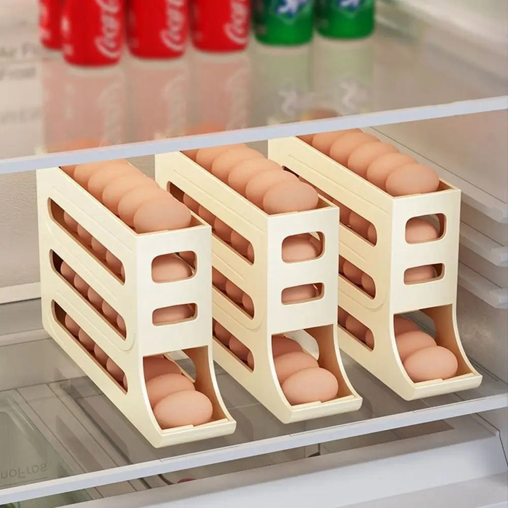 Practical Refrigerator Egg Storage Box 30 Grids Plastic