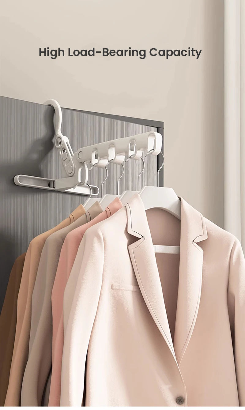 Foldable Travel Hanger Folding Clothes Drying Rack Travel