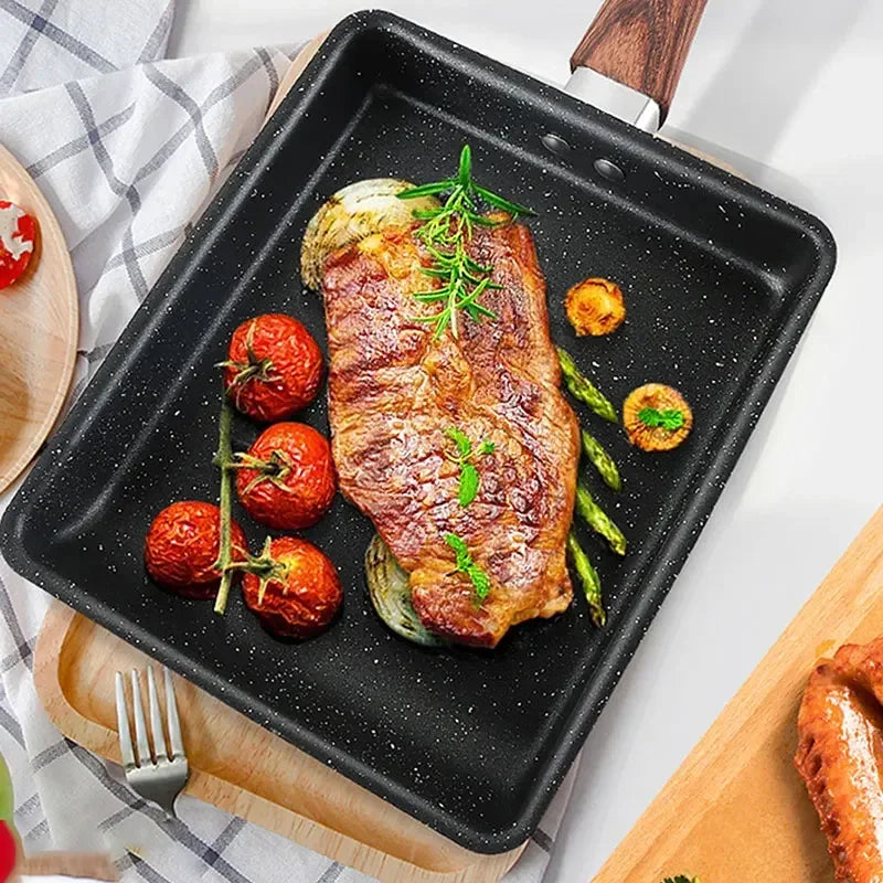 Non-Stick Omelette Pan Tamagoyaki Wok Japanese Egg Pan