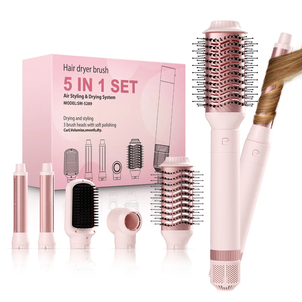 Hair Dryer Brush Detachable 5-In-1 Styling Drying System