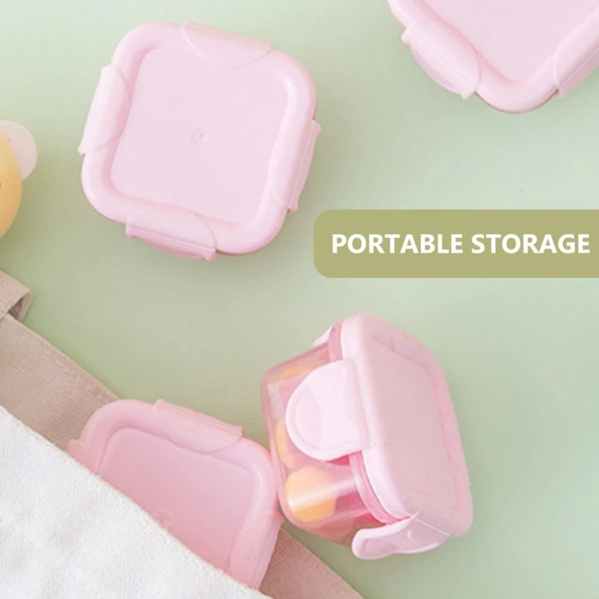 Food Storage Containers Airtight Lids Small Plastic Meal