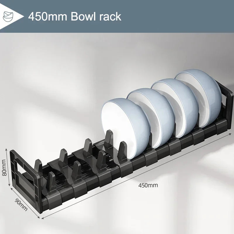 Under Cabinet Bowl Dish Rack Cabinet Drawer Storage