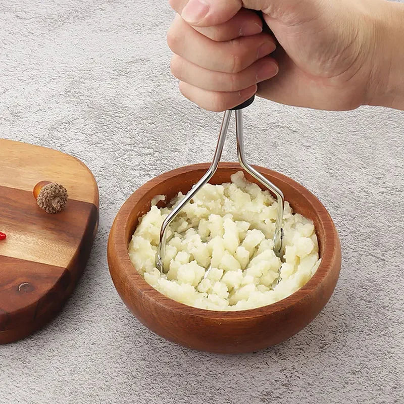 Potato Masher Smooth Mashed Potatoes Stainless Steel Creative