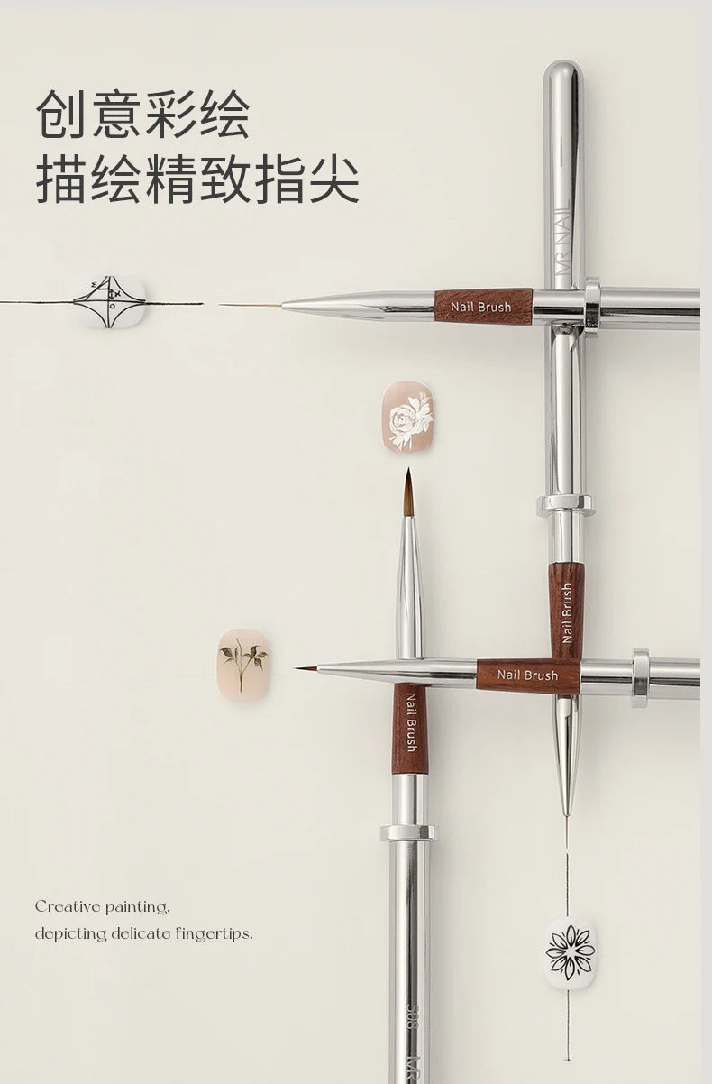 Mr Nail Professional Nail Art Brush Large Square