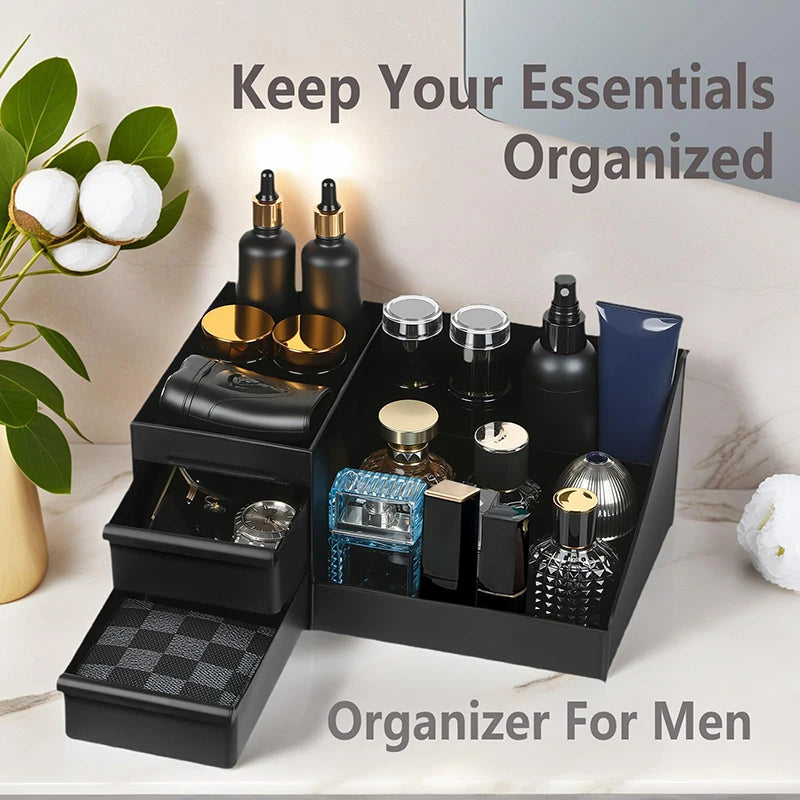Bathroom Countertop Organizer Drawers Cologne Organizer Men