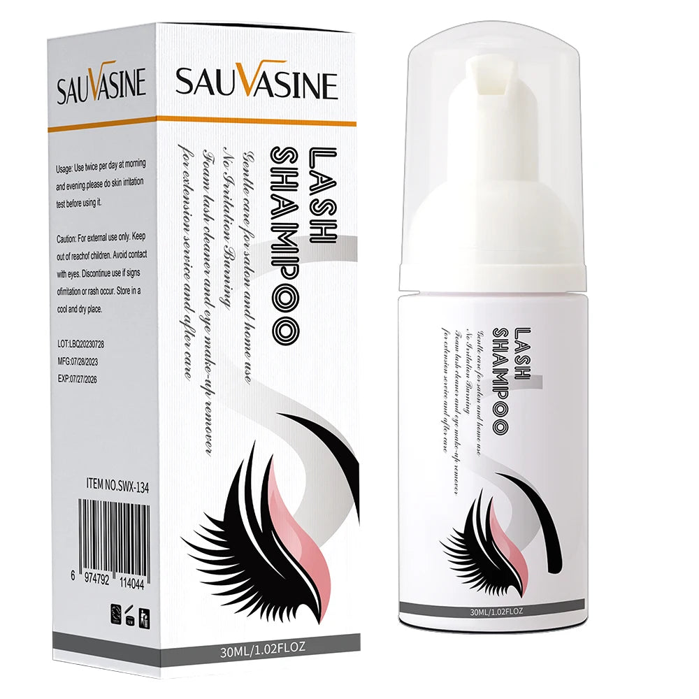 50ml Eyelash Extension Cleanser Shampoo Kit Mousse Fast