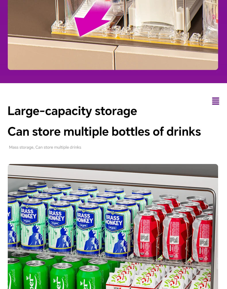 Drink Spring Pusher Fridge Automatic Soda Can Dispenser