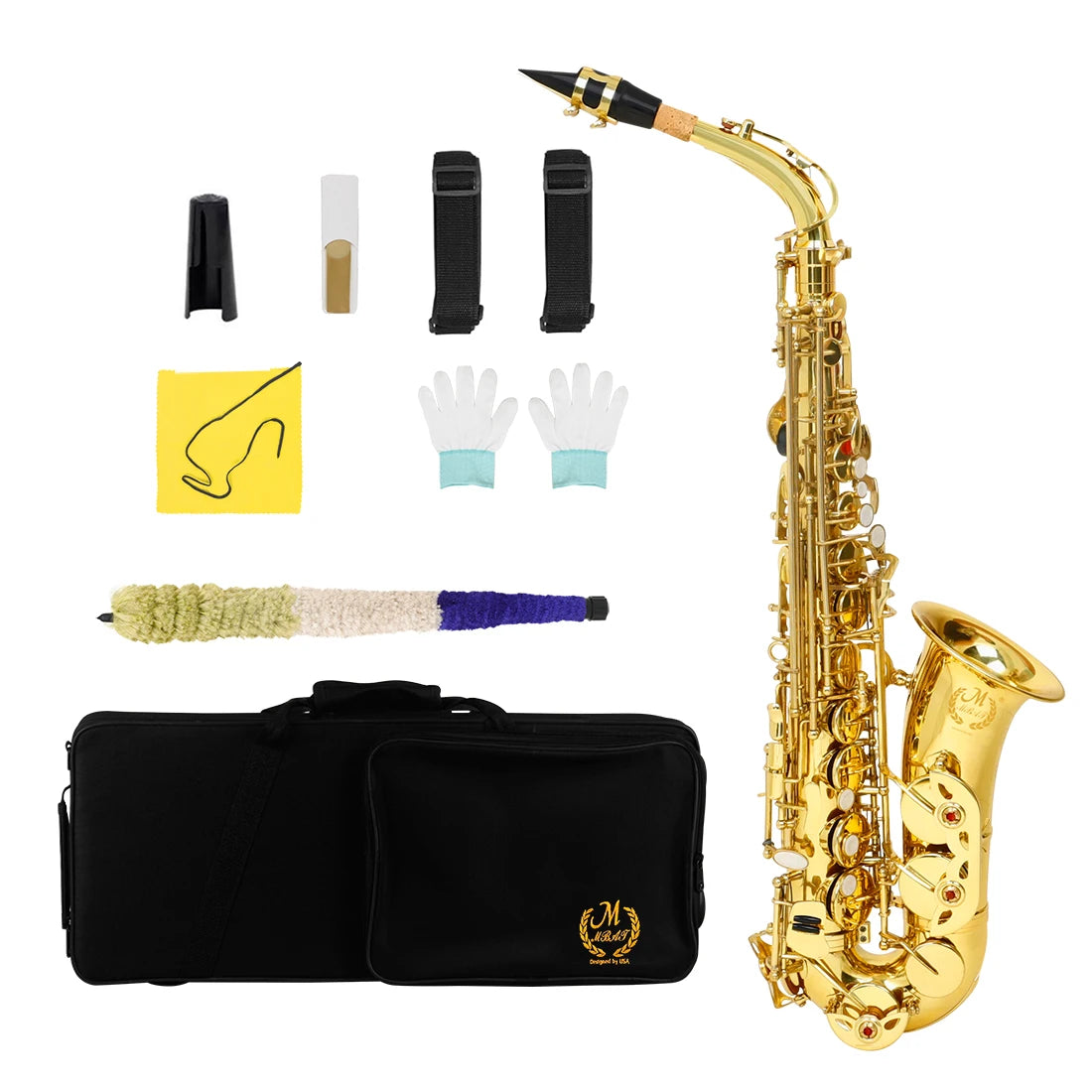 Mbat Alto Saxophone Eb Flat Sax Brass Professions