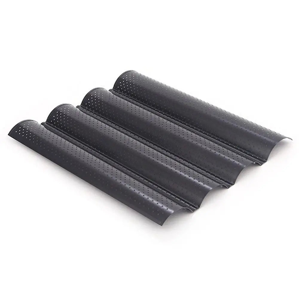 Nonstick Baguette Baking Tray 2/4 Grooves Bakeware French