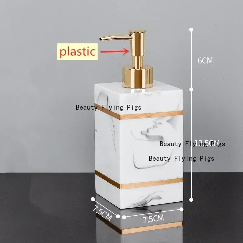 Nordic Natural Resin Lotion Bottle Mouth Cup Soap