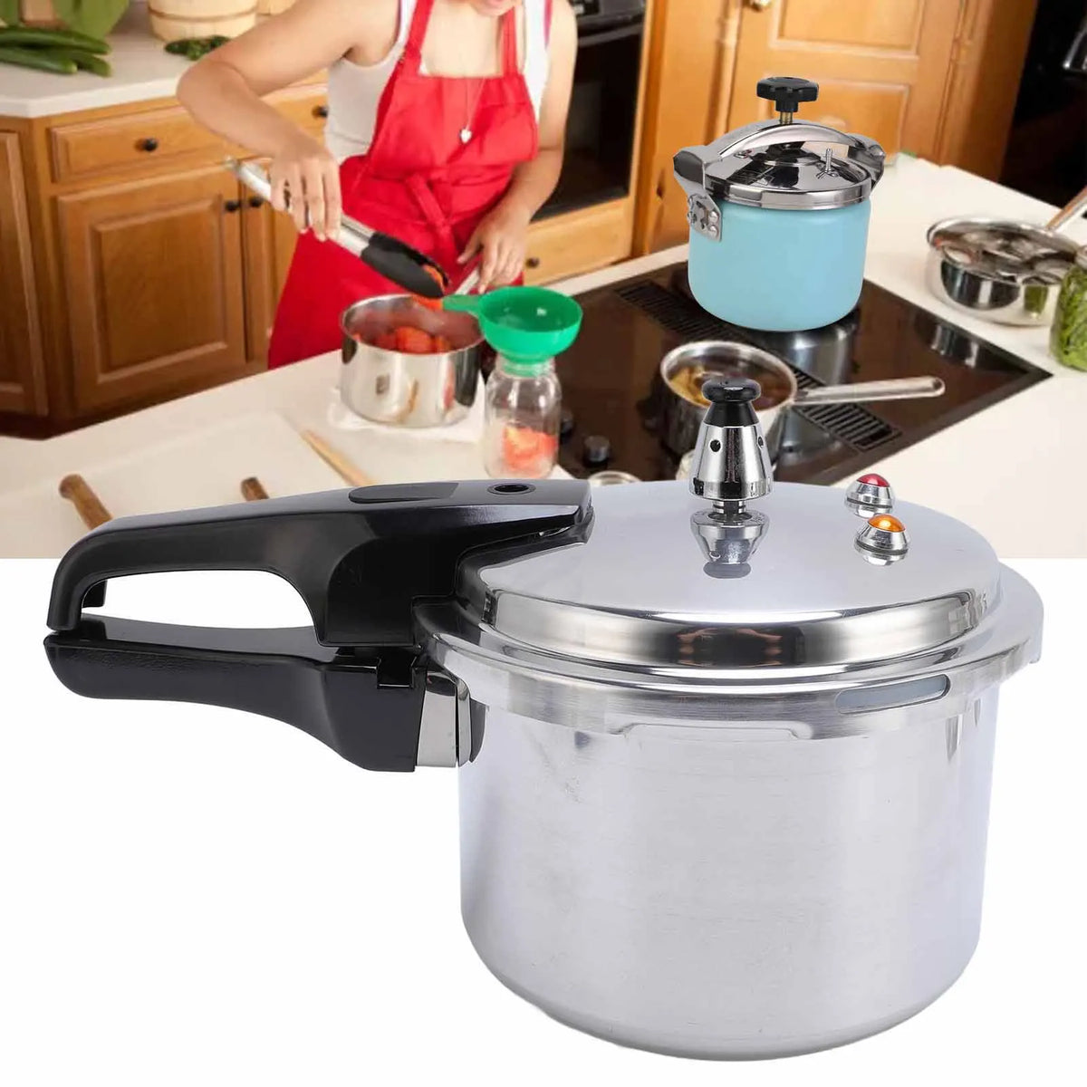 Pressure Cooker Aluminium Alloy Explosion Proof Large Capacity