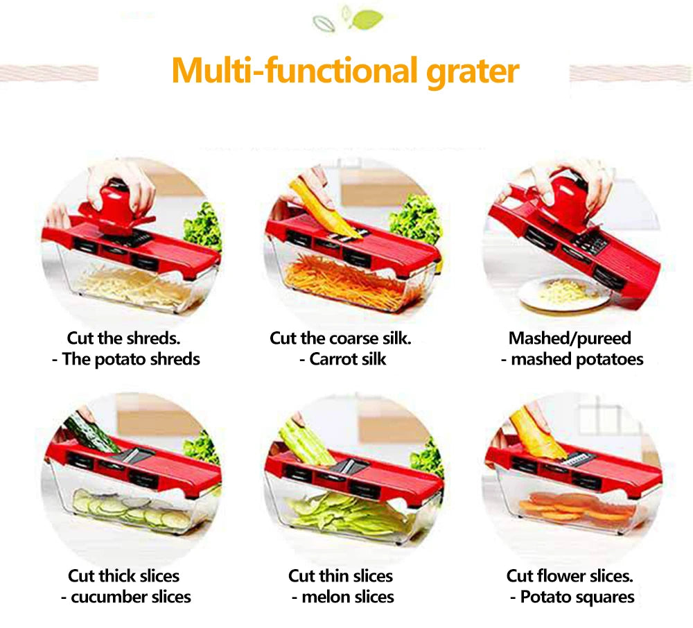 Vegetable Cutter Steel Blade Slicer Potato Peeler Carrot