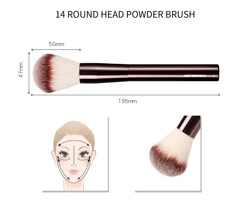 Hourglass Cruelty Makeup Brush-19brushes Blusher Powder