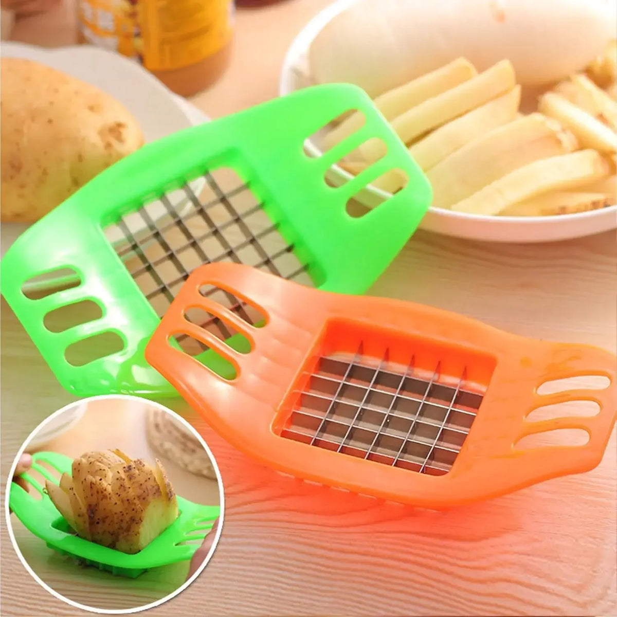 French Fries Maker Potato Cutter Vegetable Potato Slicer