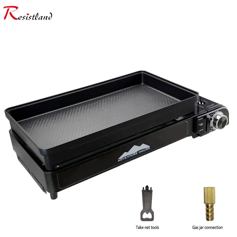 Camping Multi Gas Grill Bbq Stove Grill Folding