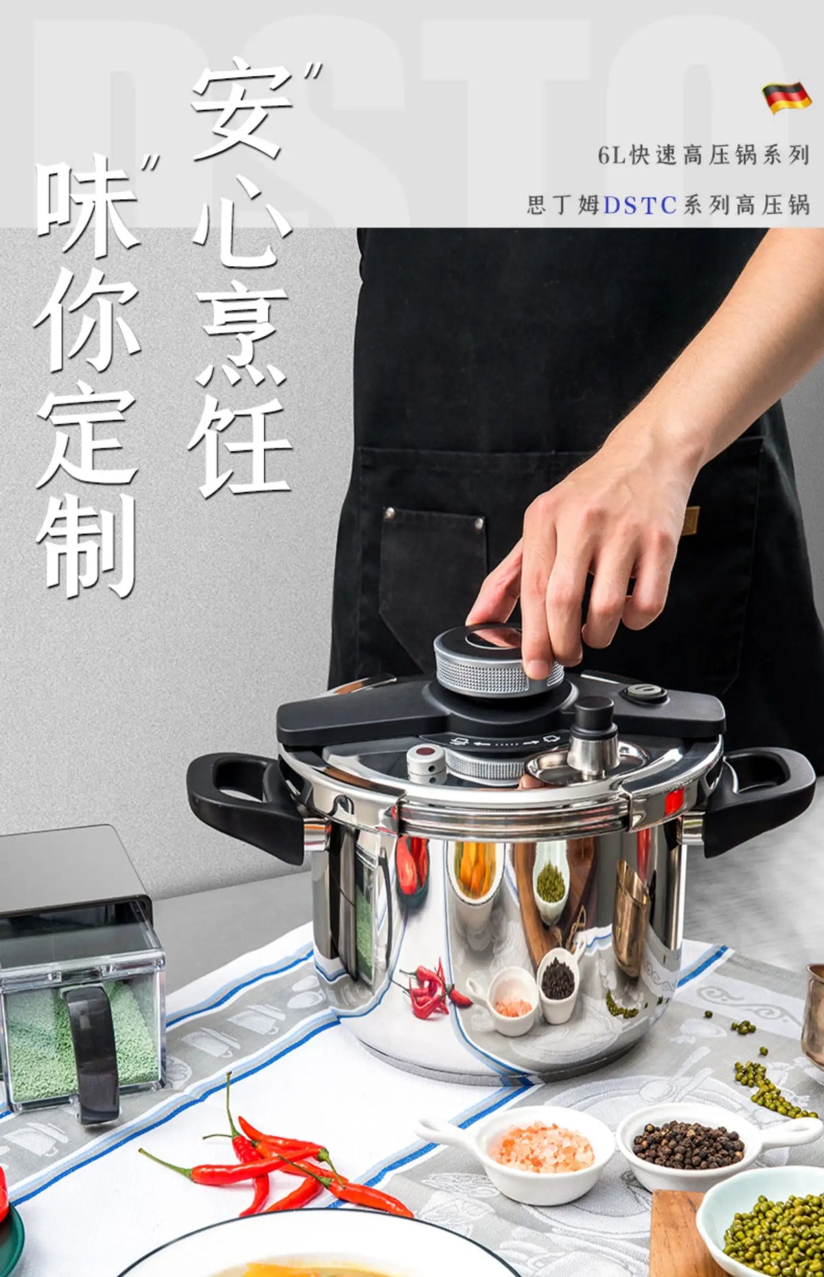 Moeye 6l Pressure Cooker Pressure-Limited Explosion-Proof