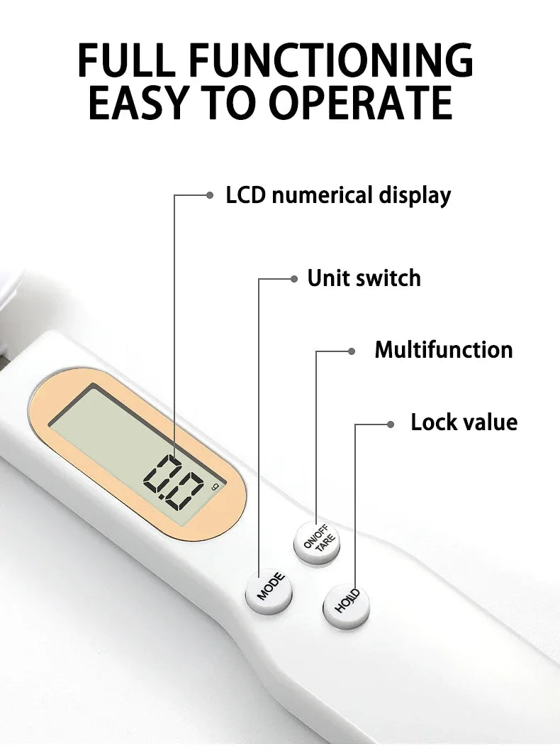 Digital Measuring Spoon 500g 5g Lcd Electronic Scale