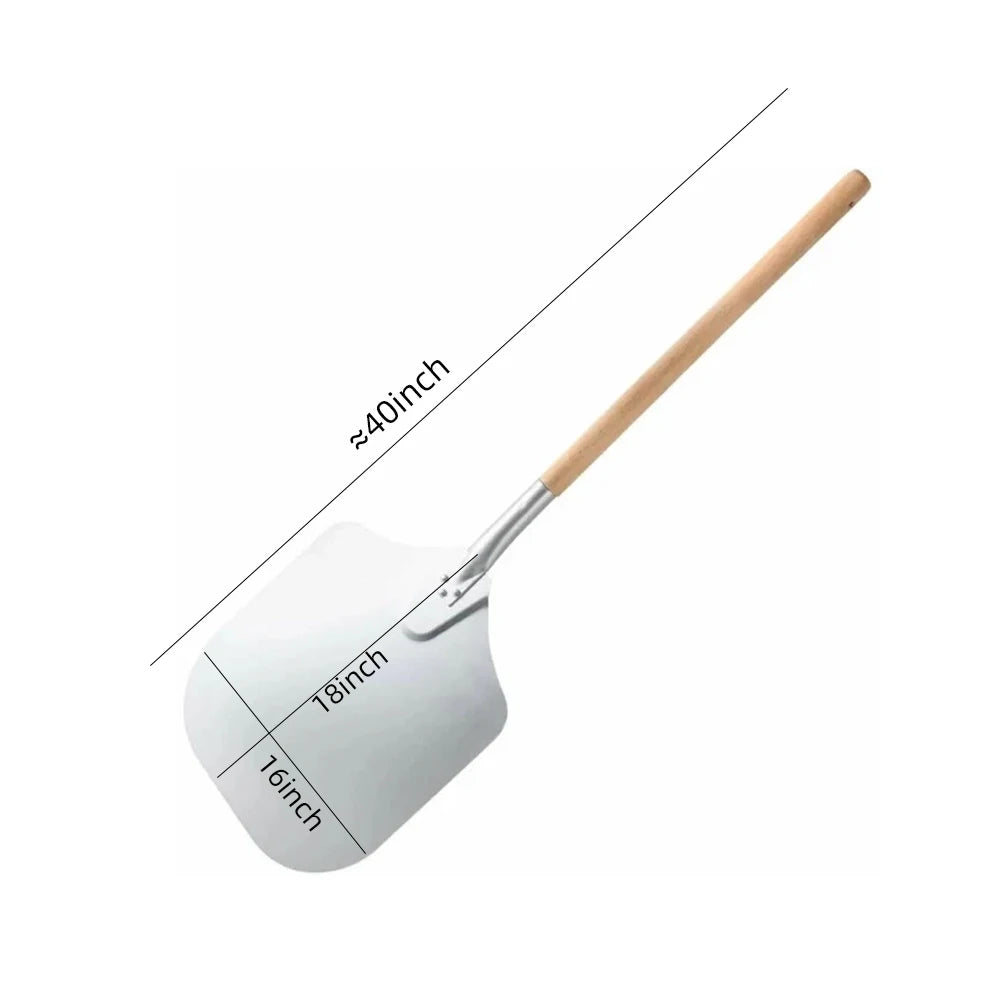 15 16 Inch Big Pizza Peel Perforated Shovel