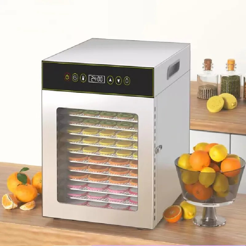 12-Tier Commercial & Food Dehydrator 750w Stainless Steel
