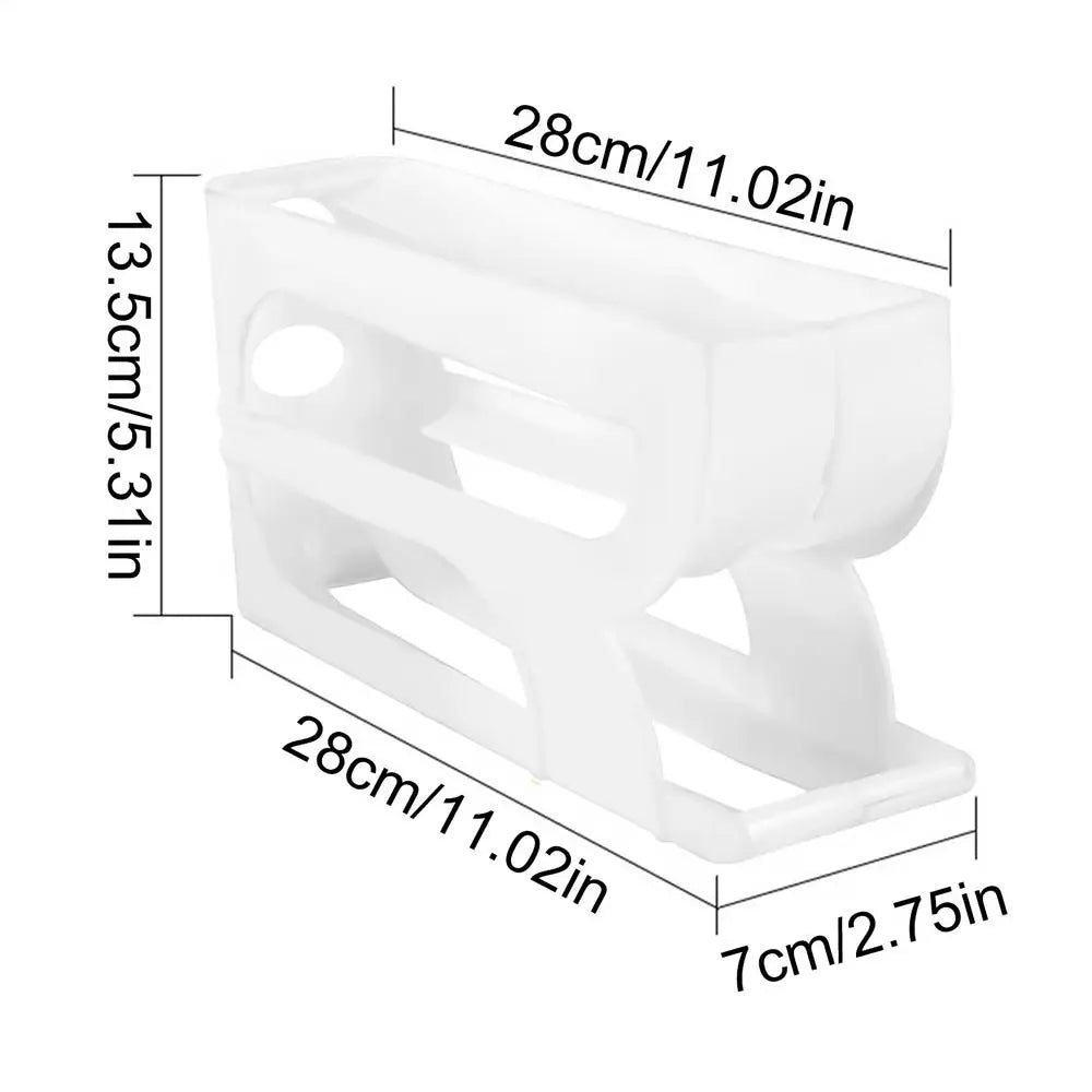 Egg Holder Tiers Automatic Rolling Egg Dispenser Rack