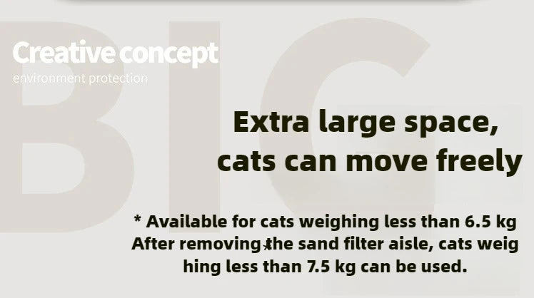 Makesure Cat Litter Box Fully Enclosed Cat Toilet