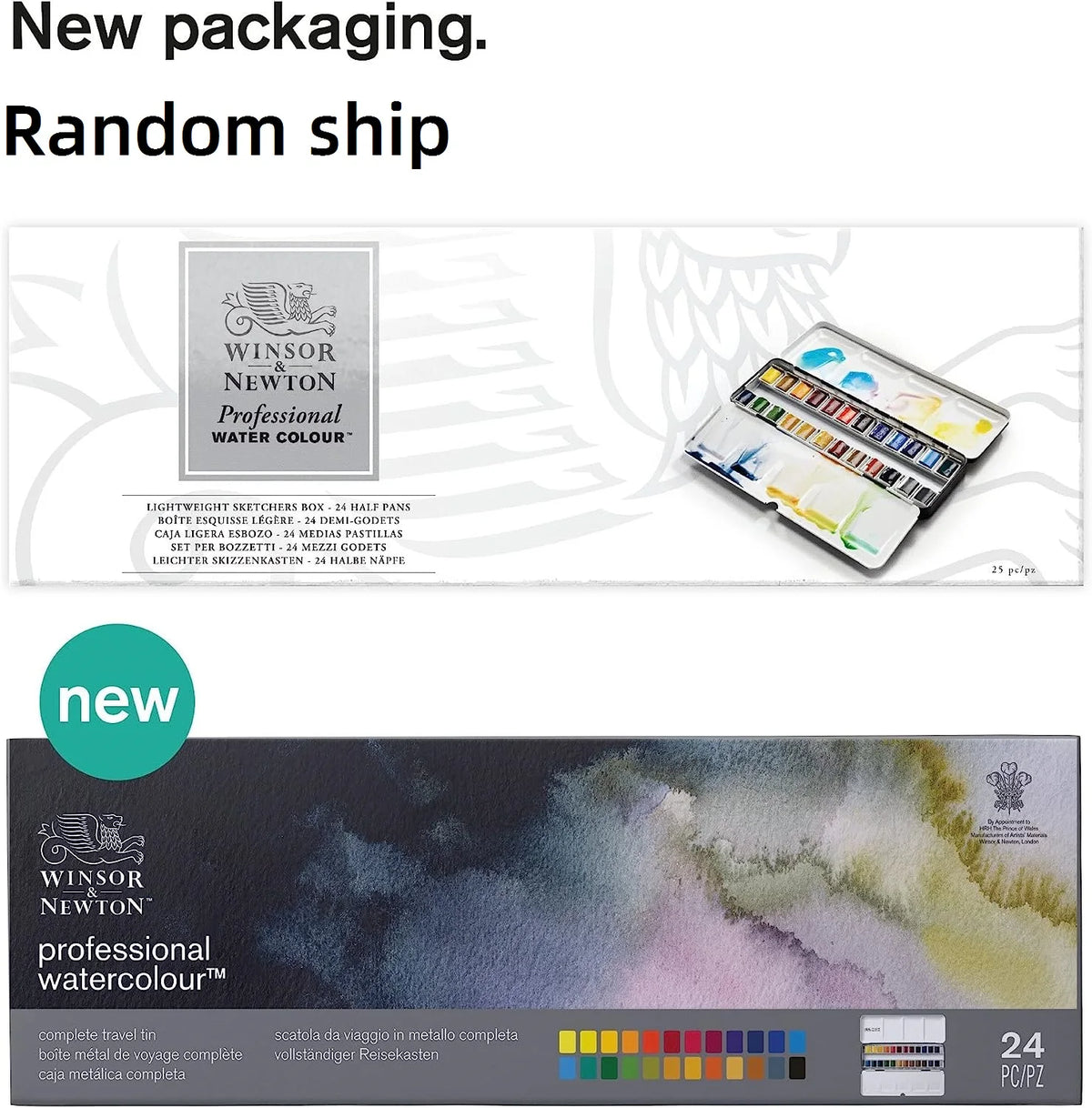 Winsor & Newton Professional Water Colour Lightweight Metal