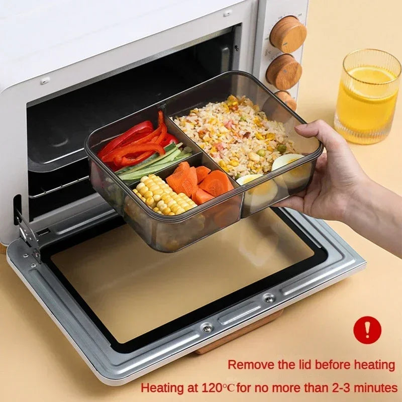 Compartment 1500ml Lunch Box Kids Students Office Bento