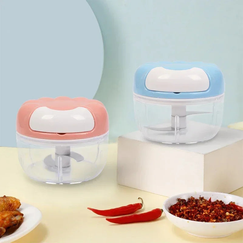 Garlic Press Multi-Function Garlic Grinding Chopper Food