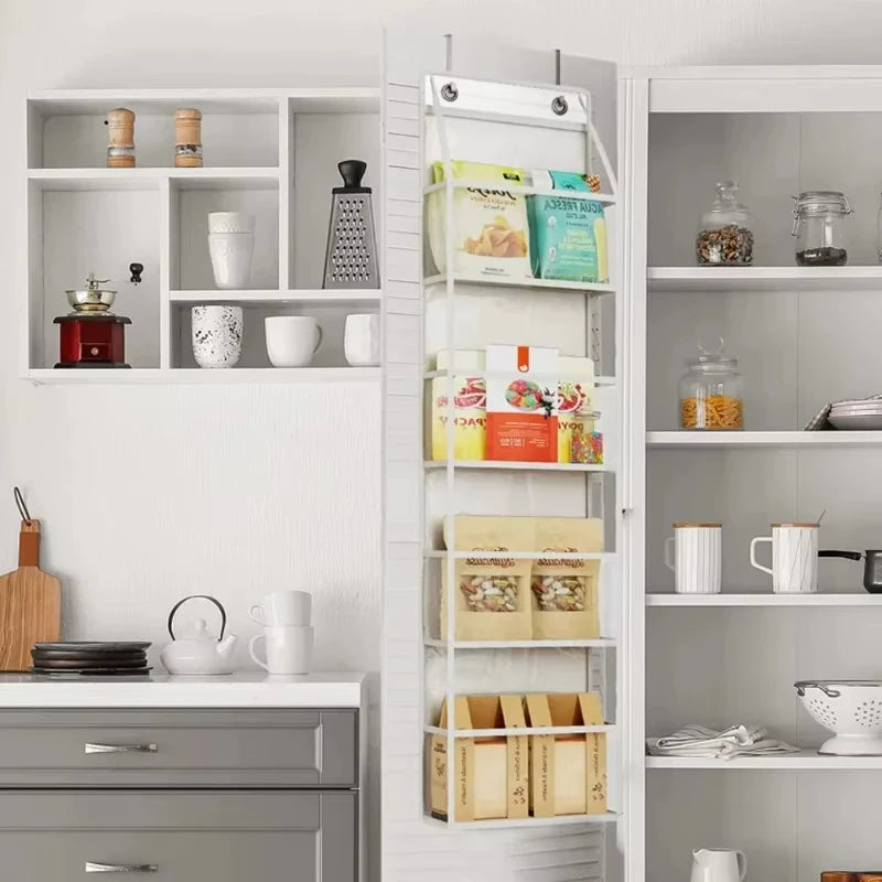 Over Door Hanging Pantry Organizer Hanging Storage Clear
