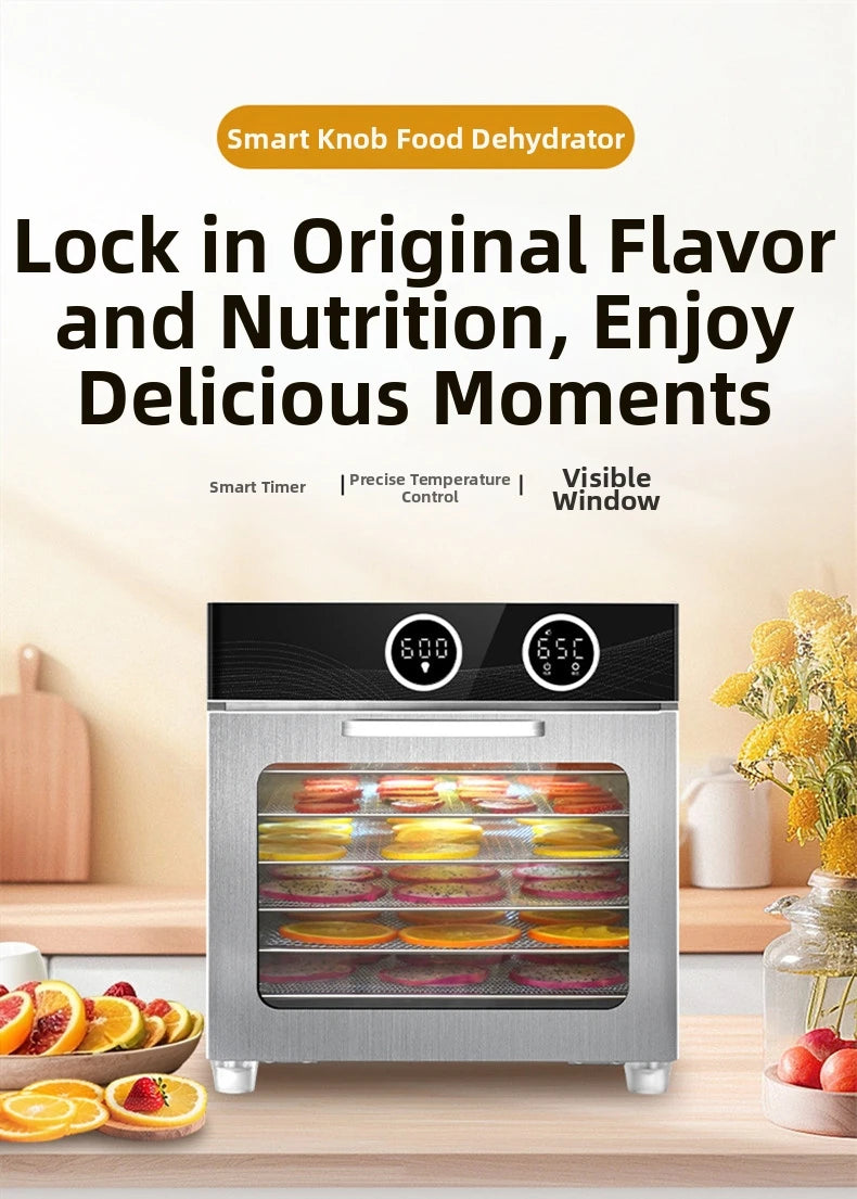 Smart Knob Food Dehydrator Multi-Function Pet Snacks &