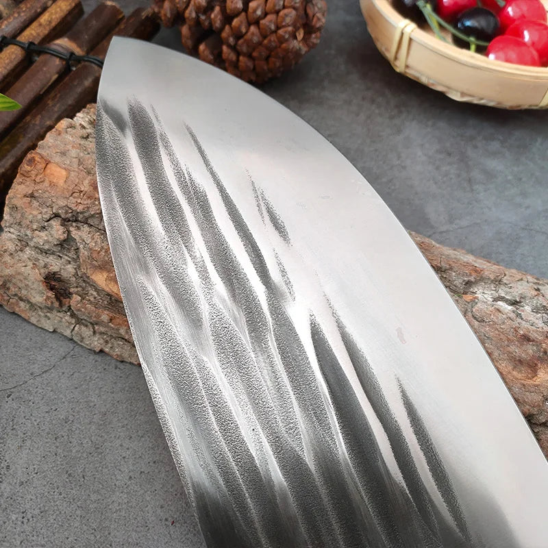 Knife Handmade Forged Chef Chopping Knife Stainless Steel