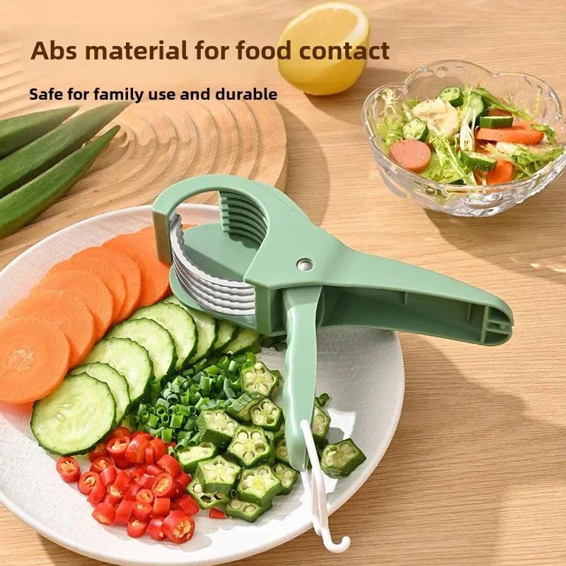 Stainless Steel Vegetable Fruit Slicer Multi Functional Salad