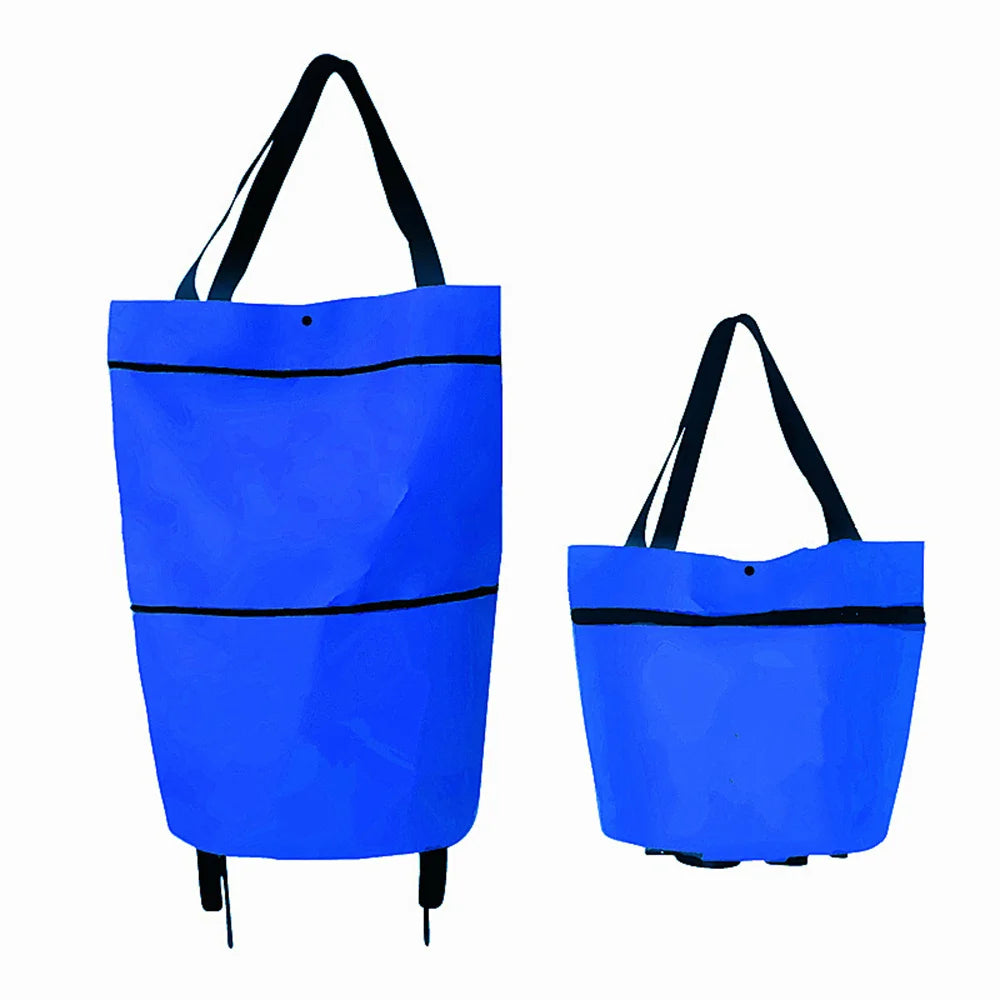 Foldable Shopping Trolley Bag Reusable Grocery Bags Food