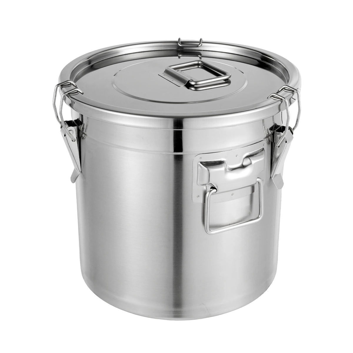 21/33l Stainless Steel Storage Bucket Lid & Handles