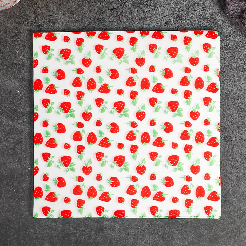25/50pcs Oilpaper Wrapping Paper Bread Sandwich Burger Fries
