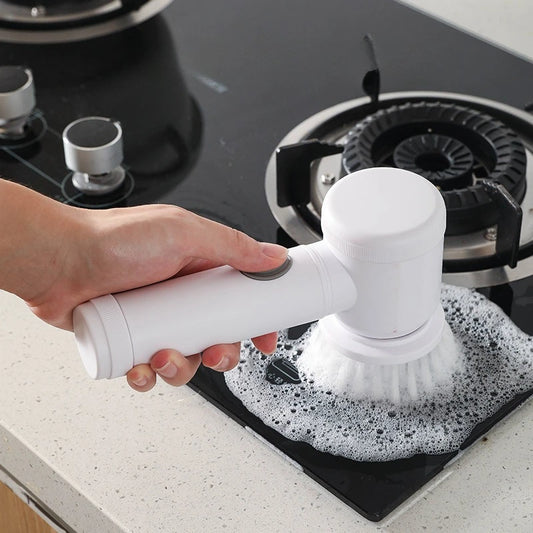Electric Scrubber Brush Multi Use Bathroom Toilet Corner
