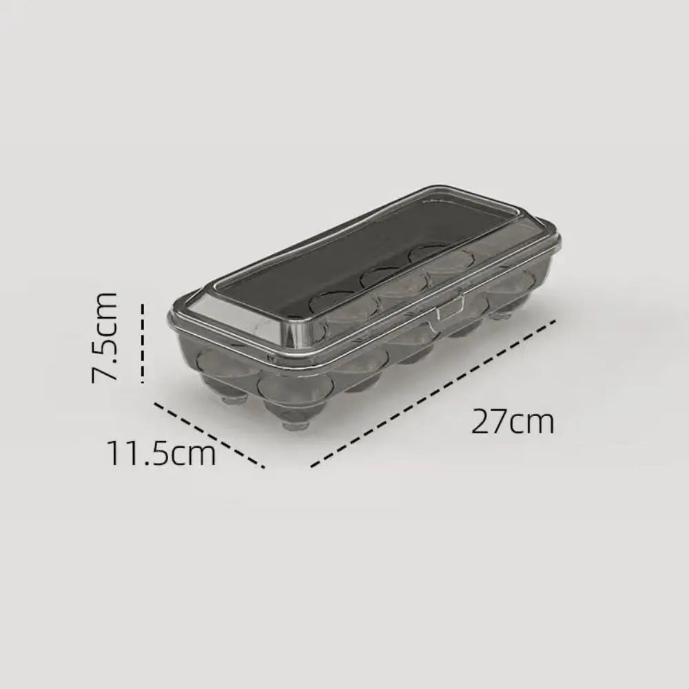 10/15 Grids Egg Box Anti-Fall Eggs Case Transparent