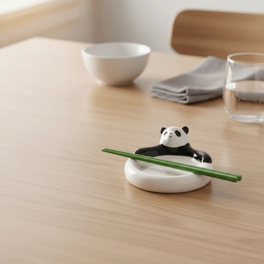 Tableware Ceramic Cartoon Animal Dipping Dishes Round White