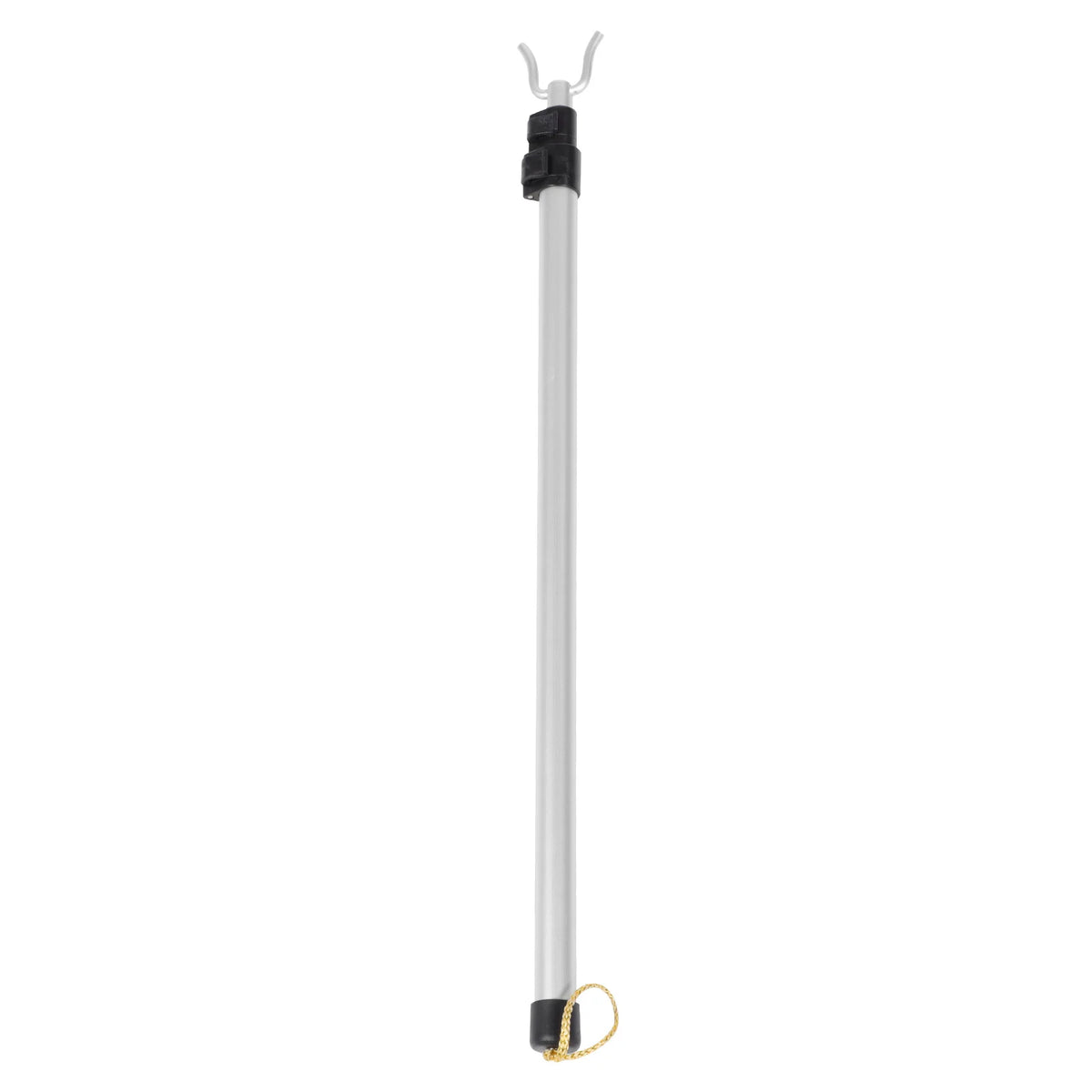 Silver Adjustable Telescopic Clothesline Pole Closet Hanger