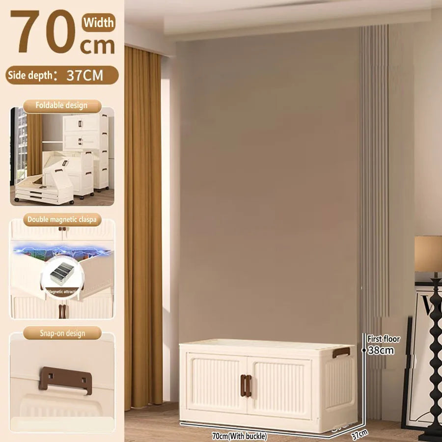 Storage Box Foldableing Cabinet Storage Cabinet Clothes Toys