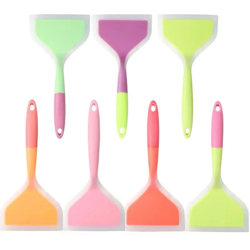 1pcs Random Color Silicone Ware Cooking Utensils Spatula