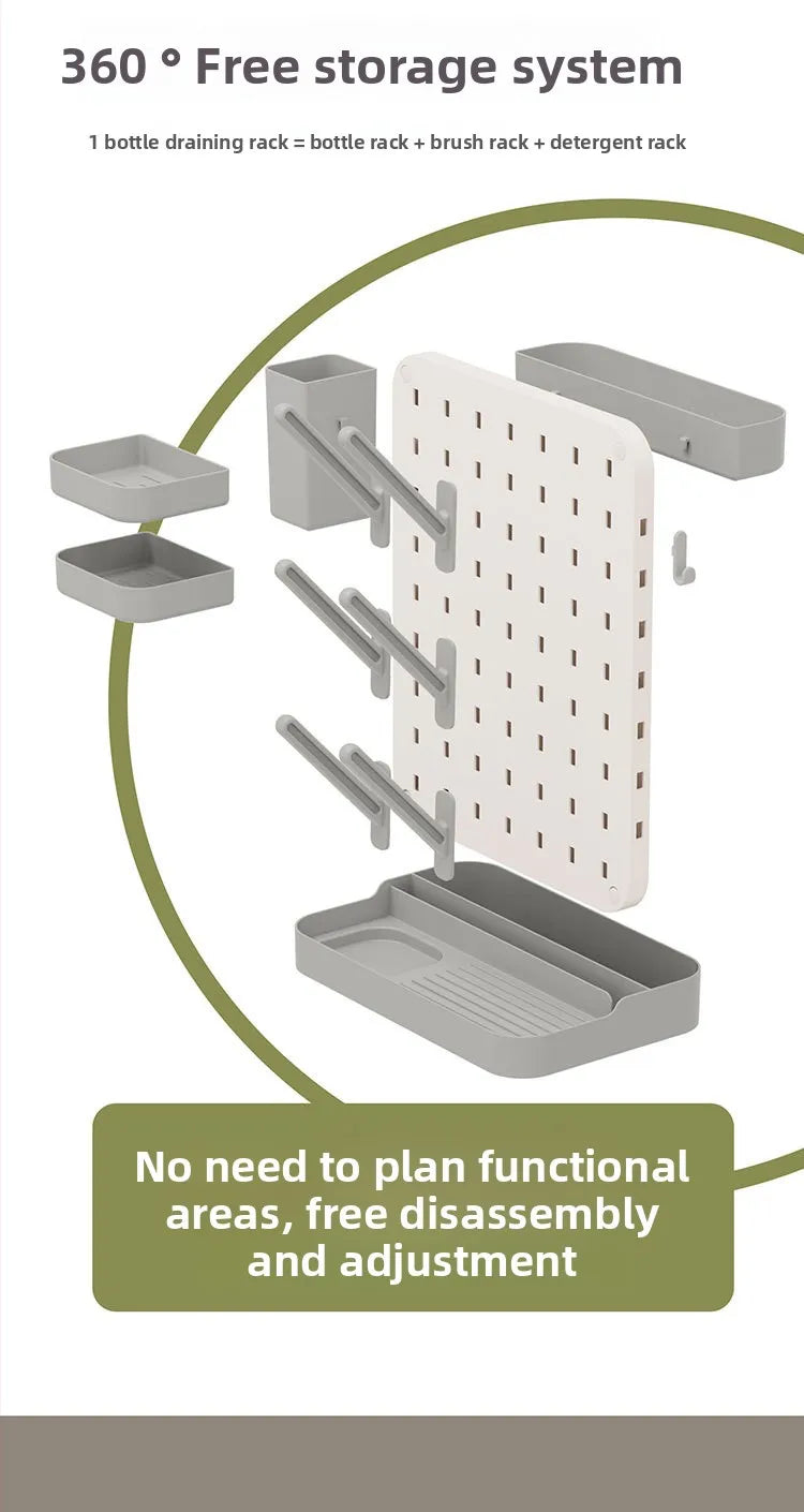 Baby Bottle Drying Rack Vertical Bottle Dryer Rack