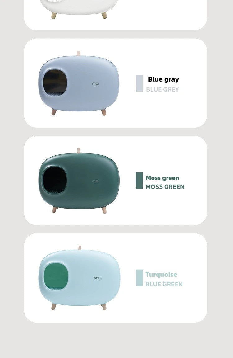 Makesure Cat Litter Box Fully Enclosed Cat Toilet