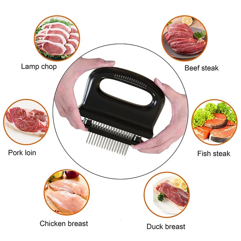 48 Blades Needle Meat Tenderizer Stainless Steel Knife